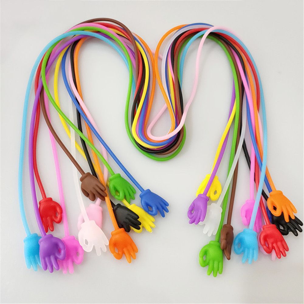 Sunglass Retainer Cord - Verstellbare Silikon-Brillenbänder, Sonnenbrillen-Kordeln, Brillenketten, Sportbandhalter, elastische