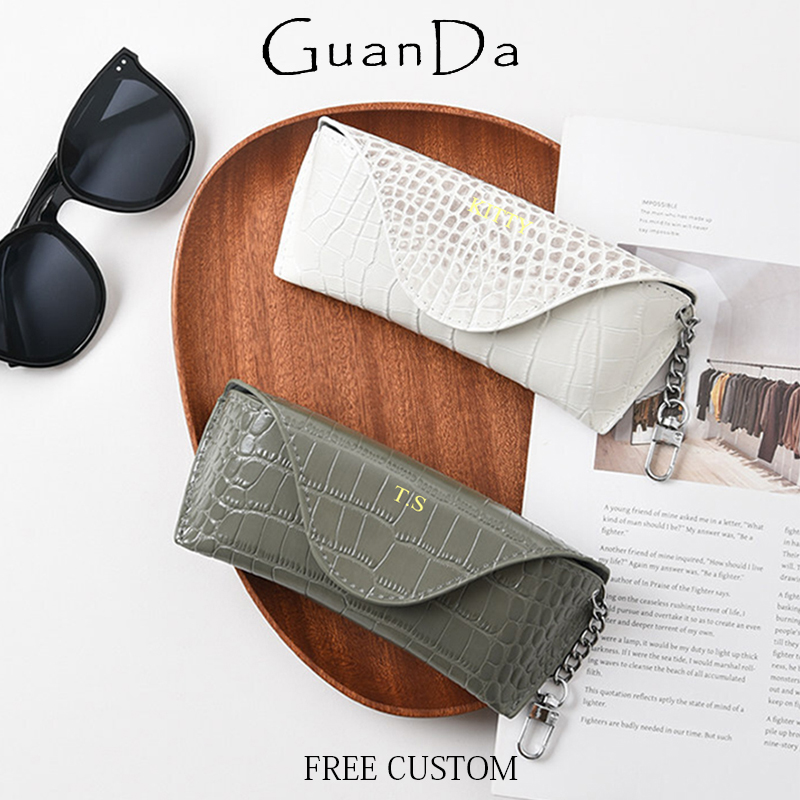 Sunglass Retainer Cord - Luxuriöse Brillentasche aus echtem Leder mit