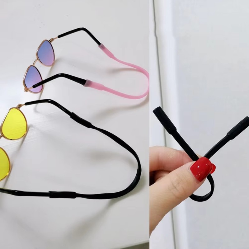 Sunglass Retainer Cord - 1/3/6 Stück Haustierprodukte Rutschfeste Brillenkordel Silikon-Sonnenbrillenhalter